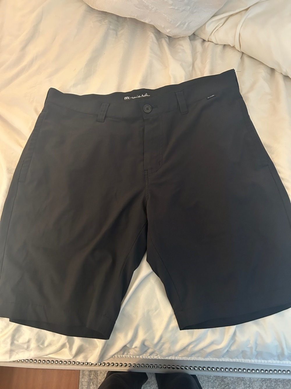 Travis Mathew Black Hybrid Performance Shorts